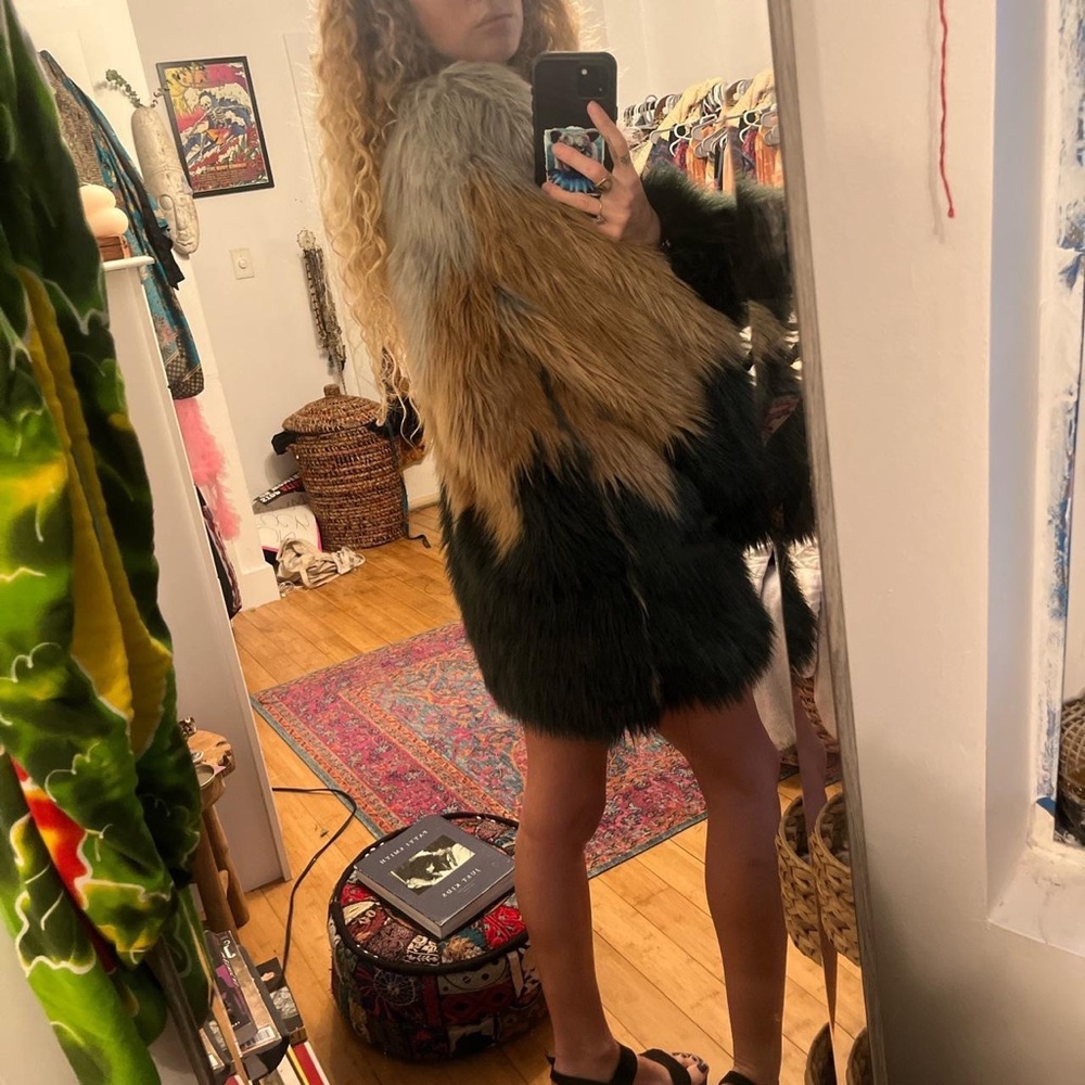 Free People Faux Fur Coat